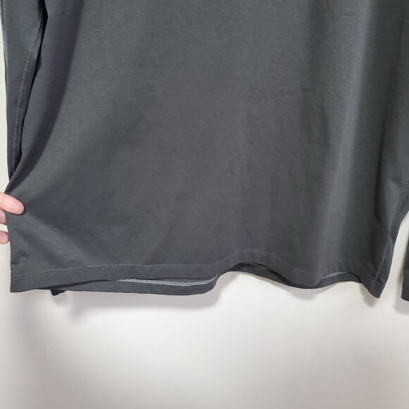 THE NORTH FACE Reactor Hoodie LS Shirt Top Lightweight Mid-Layer Grey Mens Large - Picture 6 of 14